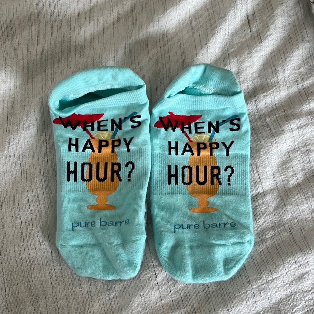 Pure barre sticky socks